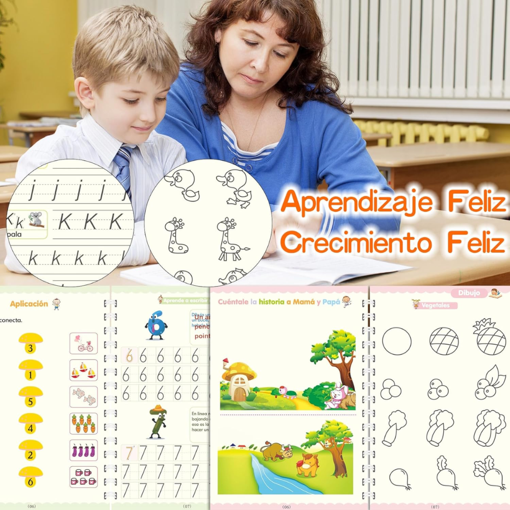 Cuaderno Mágico De Caligrafía